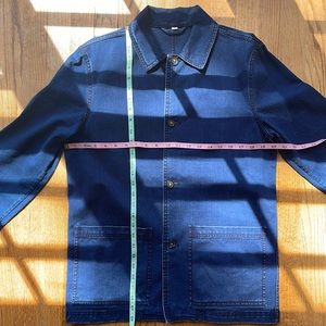 Club Monaco Shirt Jacket. Blue Denim Extra Small XS. Like New